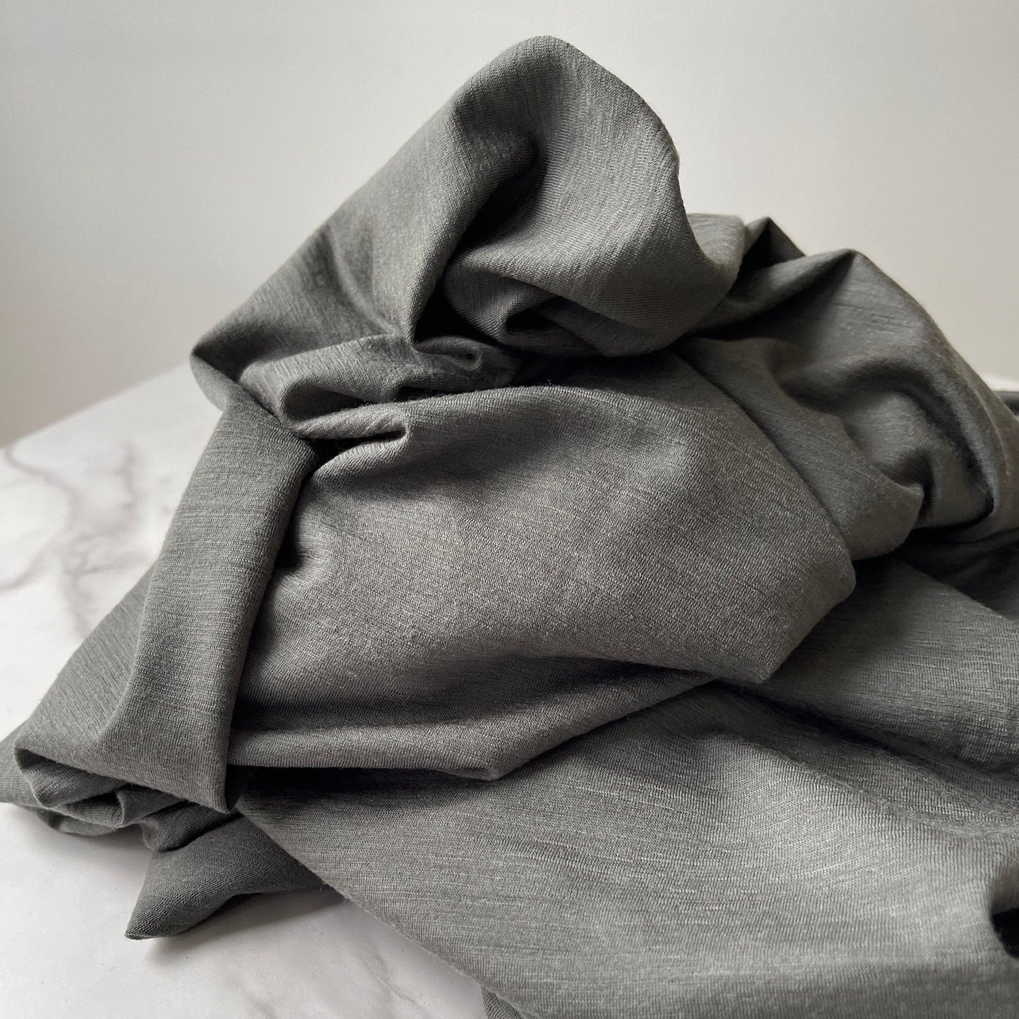 New Zealand merino wool showing natural shine.
