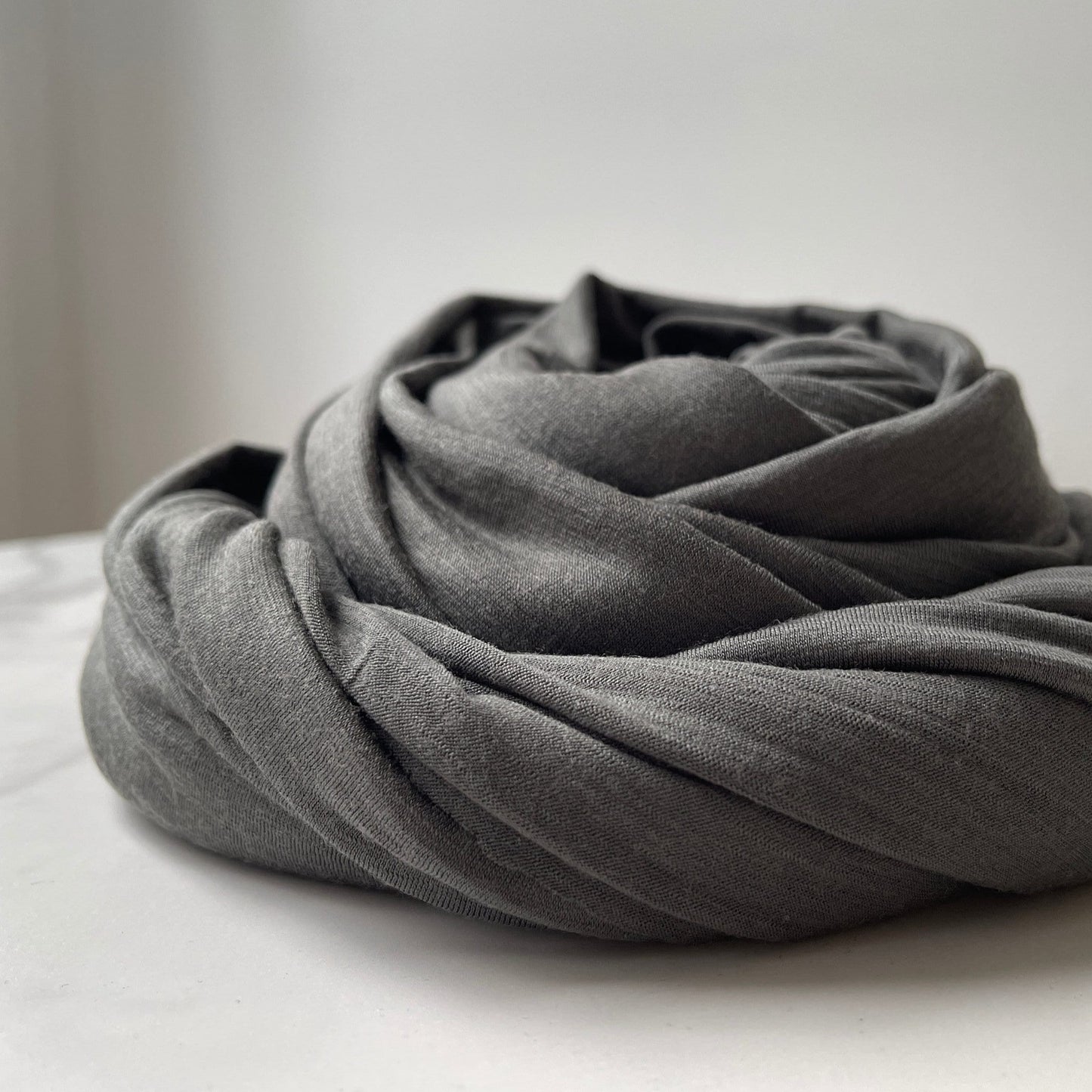 Mulesing Free Merino Wool settled on table.