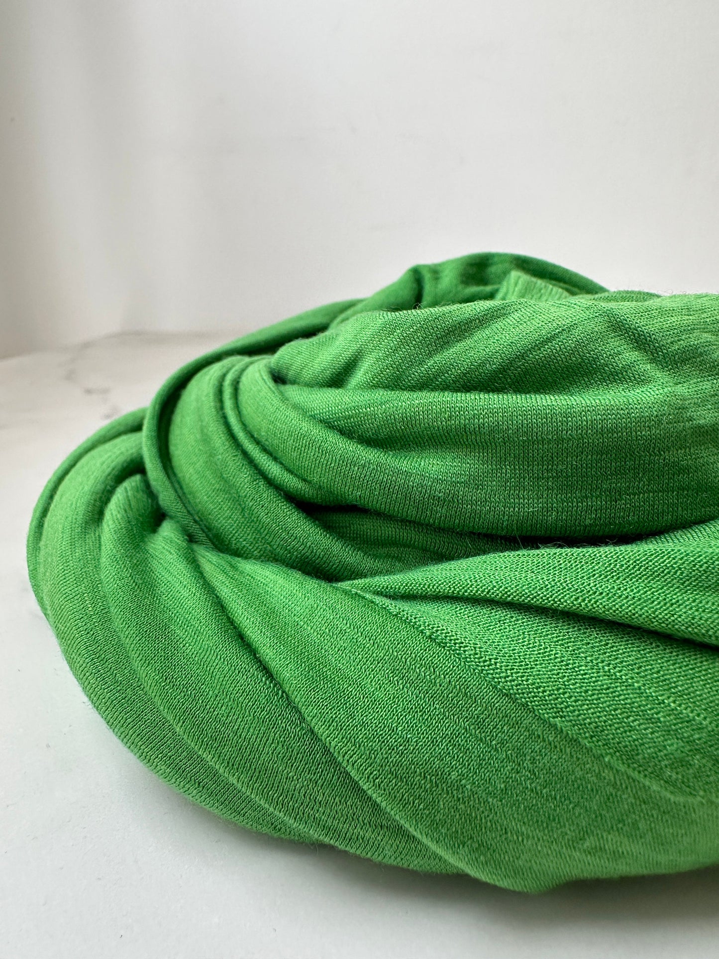100% Merino Wool Jersey Knit Jersey Fabric by the Yard Stretch Sewing Women Everyday Wear- Coriander Green MT102
