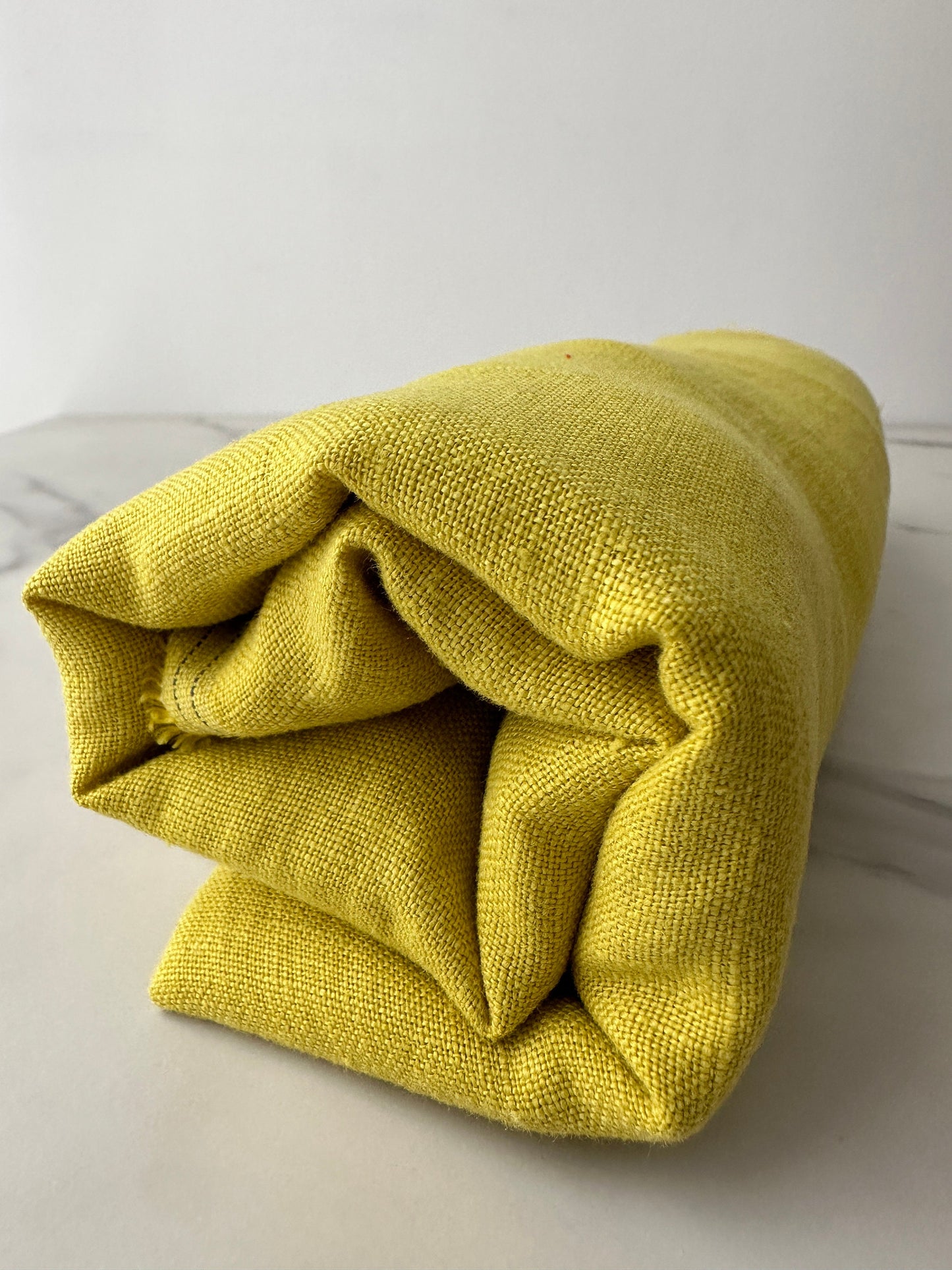 breathable citrus lime color linen fabric 