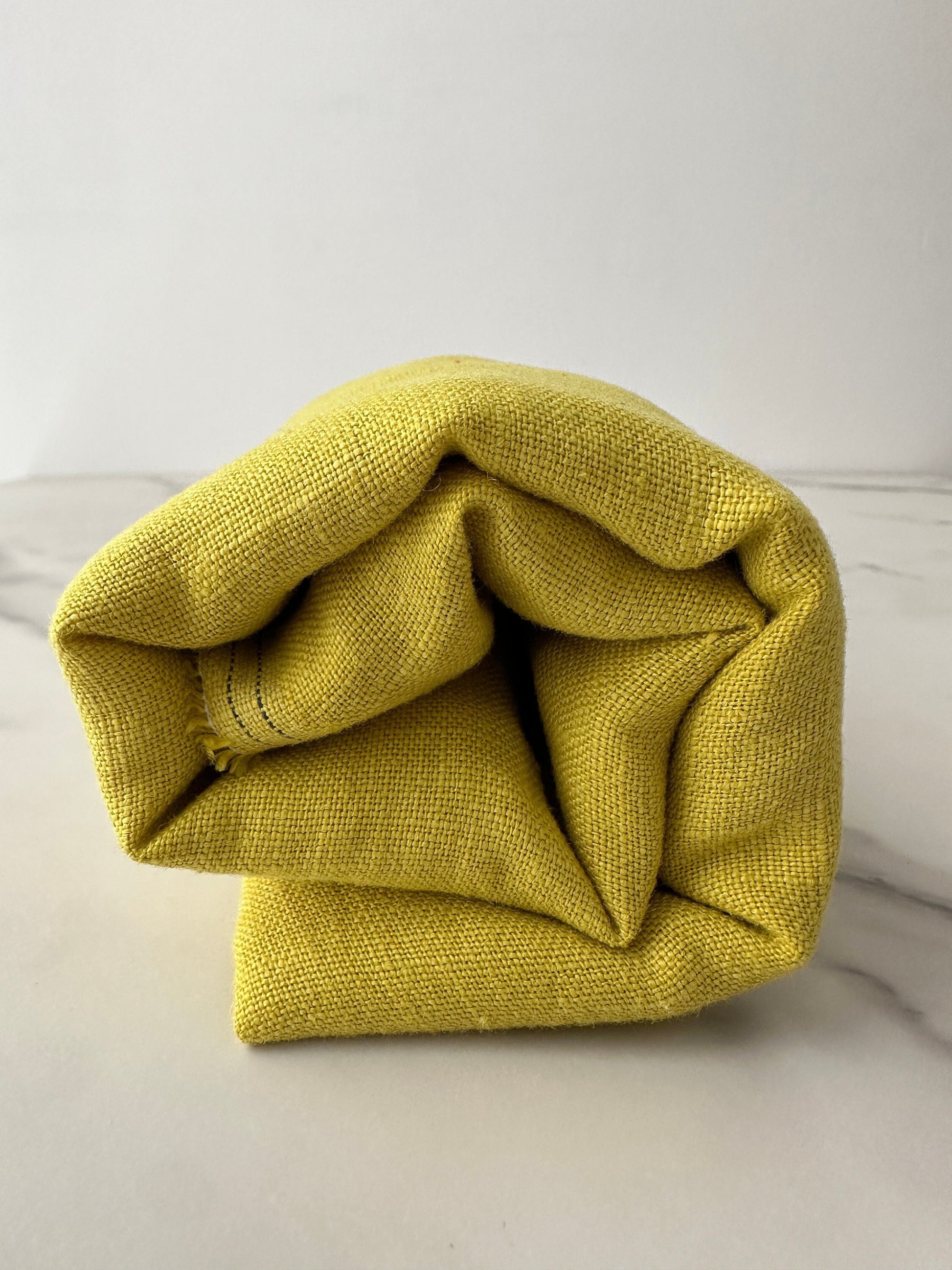 Citron Linen Fabric by The Yard. Citron summer color