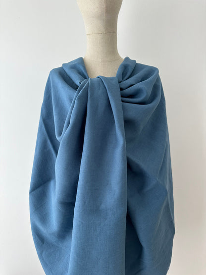 aegean blue linen fabric ideal for summer vacation clothing and dresses