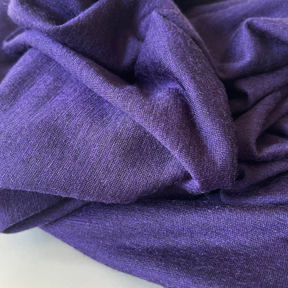 Close view of plush merino wool fabric.