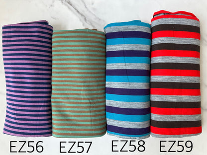 Collection of high moisturizing wicking merino wool fabric.