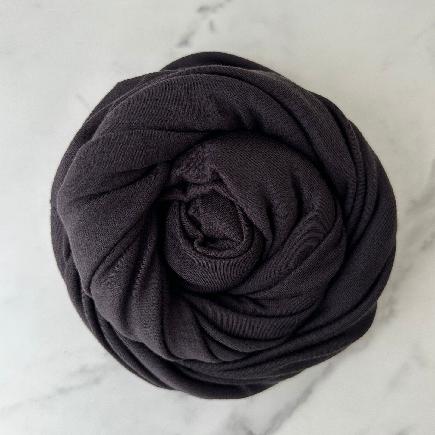 Merino Wool Fabric 225 gsm Wool Knit Fabric By The Yard Stretch Rib Knit 100% Merino Wool Natural Fabric Quilting Sewing -Ebony MW047