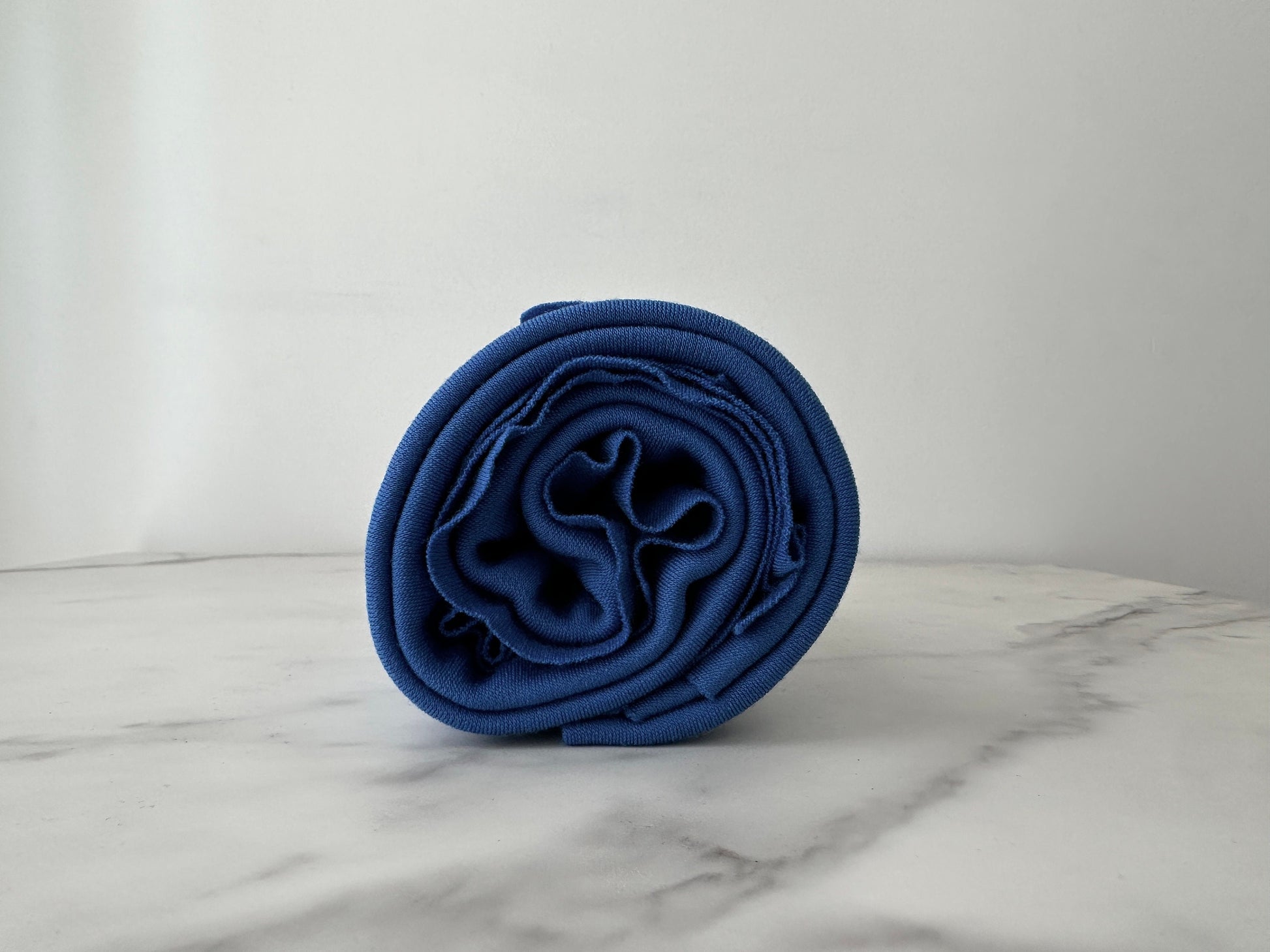 Merino Wool Fabric 225 gsm Wool Knit Fabric By The Yard Stretch Rib Knit 100% Merino Wool Natural Fabric Quilting Sewing- Lake Blue MW051