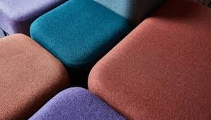 Camira "Blazer" Wool Upholstery Fabric - Felted Furniture Lounge Seating Sofa Chair Window Panels Fabric