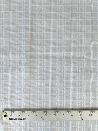 Natural cotton woven fabric for shirting.