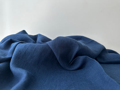 indigo linen fabric organic natural fiber texture