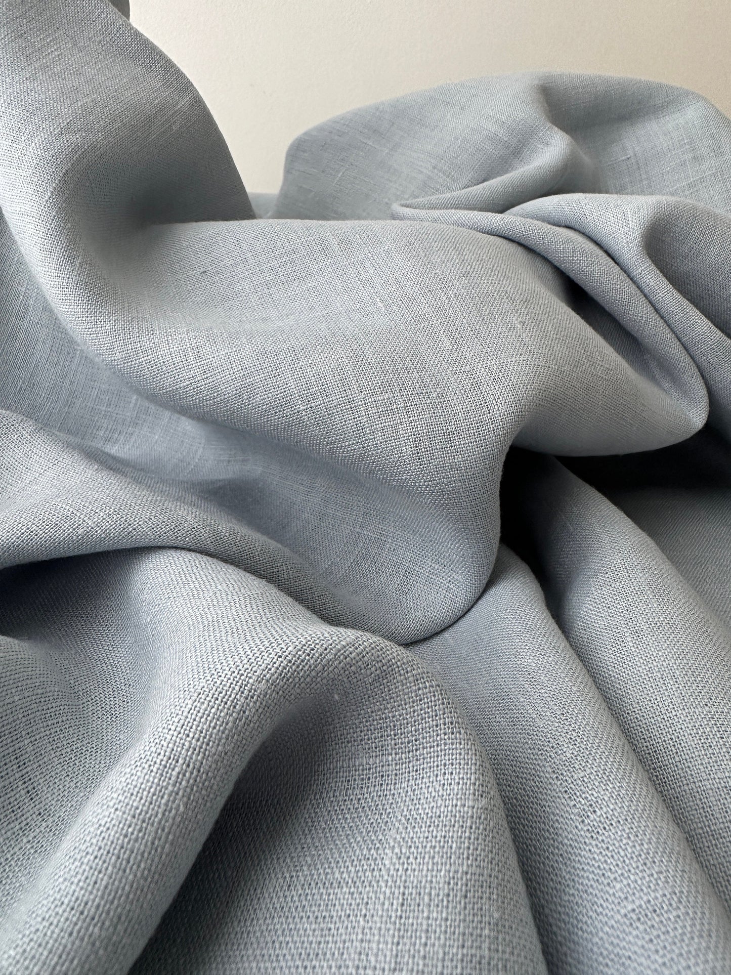  light blue linen fabric for minimalist and modern interiors
