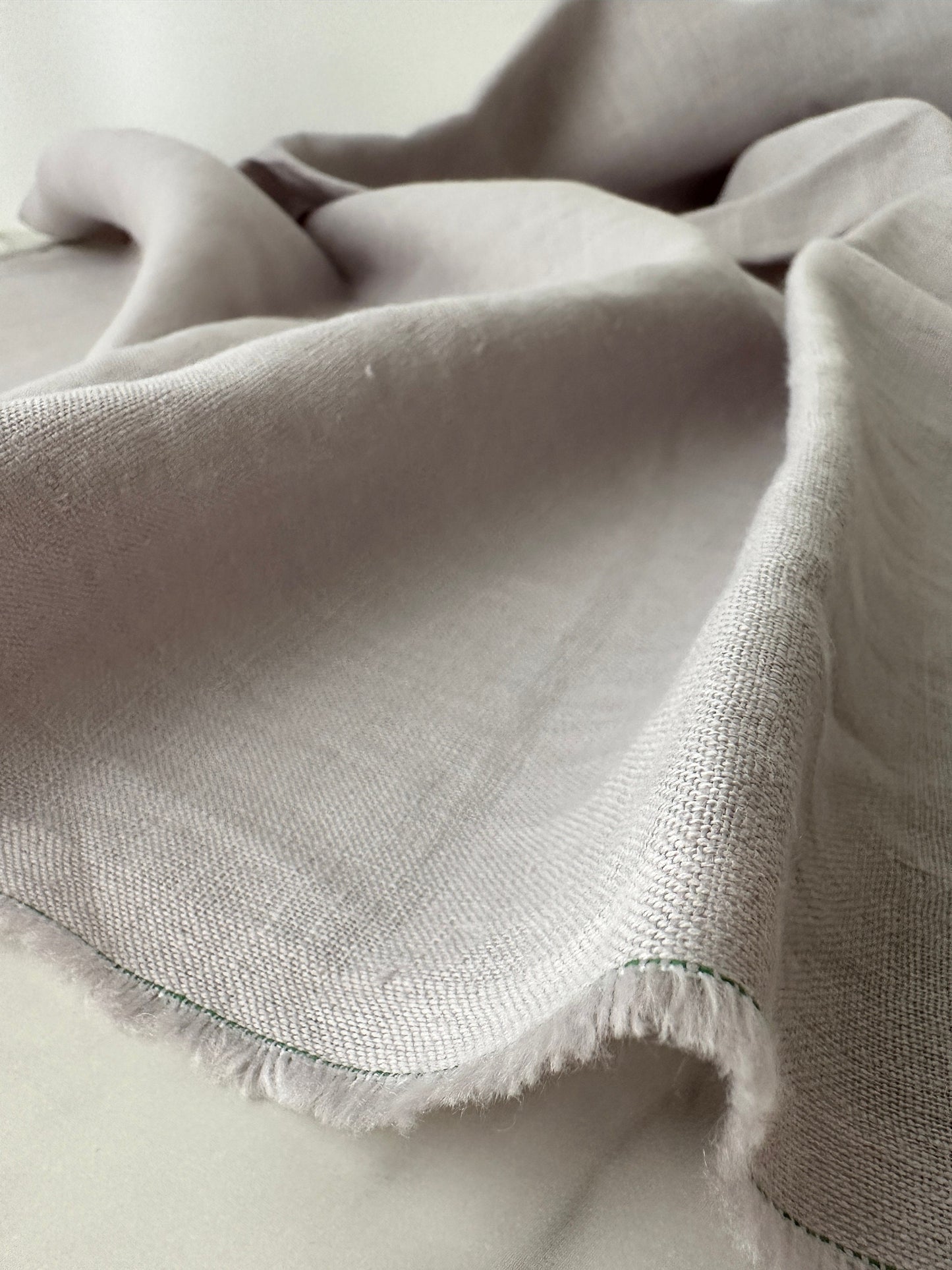 soft doe gray plain weave detail 
