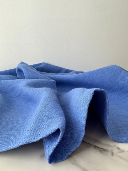 soft and airy blue orchid linen fabric yard for sewing home decor